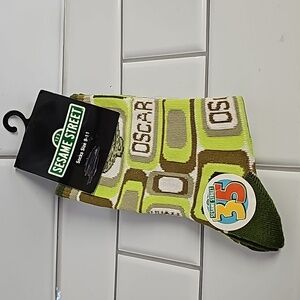 Sesame Street Socks Oscar 35th anniversary vintage 2003 NWT